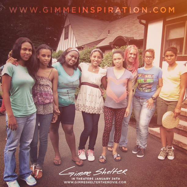 Gimme Shelter is inspired by real mothers who found shelter and hope. Learn about about their stories and more at www.GimmeInspiration.com. 